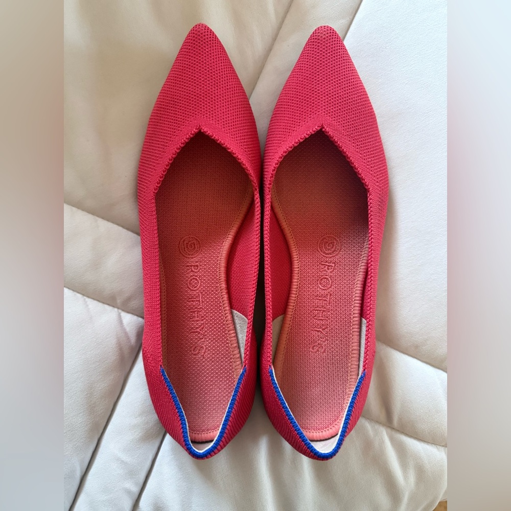 Rothy’s Flame Points- Size 8- EUC